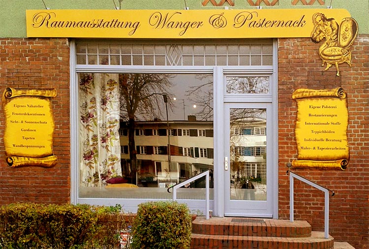 Außenansicht Raumausstattung Wanger & Pasternack